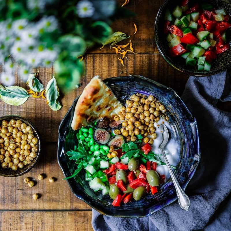 Photo of beautifull arrange food