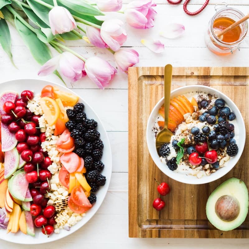 Photo of beautifull arrange food